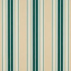 Vision Sunbr 46" 4932 Forest Green/Beige/Nat Fancy Stripe Fabric> Stripes & Chevrons