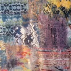 SMC/TFA Swansong Carnival Contemporary Printed Velvet Swavelle Fabric Best