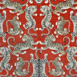Regal Tabby Paprika Fabric> Southwest & Ethnic