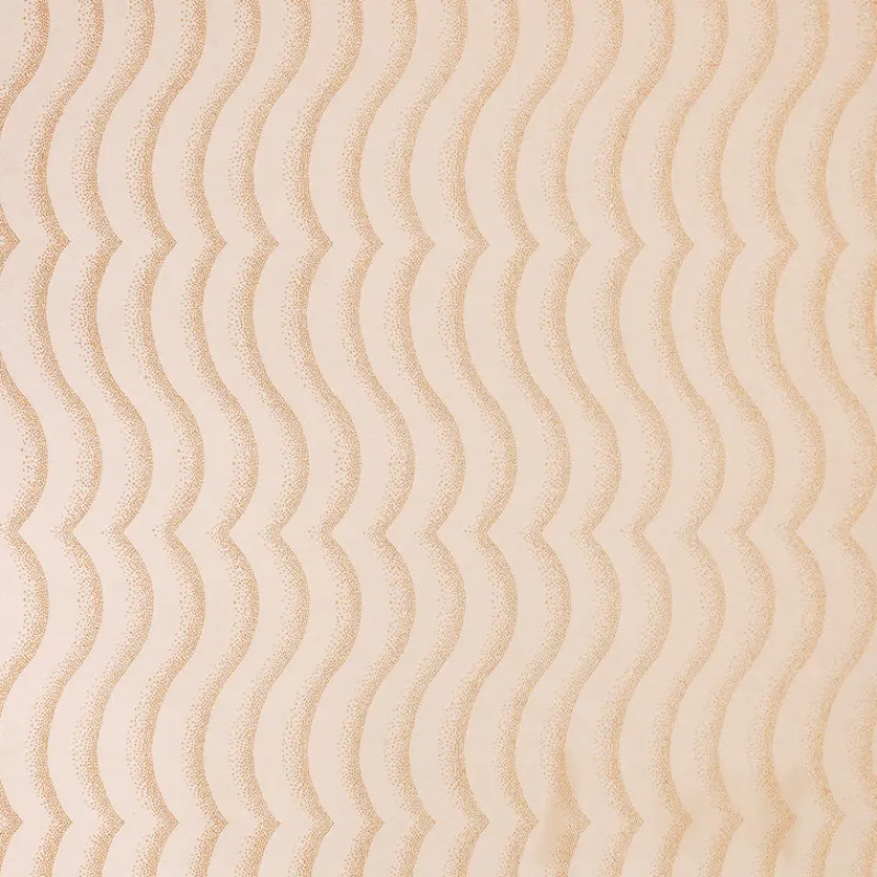 Europatex Tariffa Rose Gold Fabric> Stripes & Chevrons