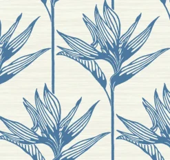 York TC2671 Blue Bird Of Paradise Wallpaper> Architectural