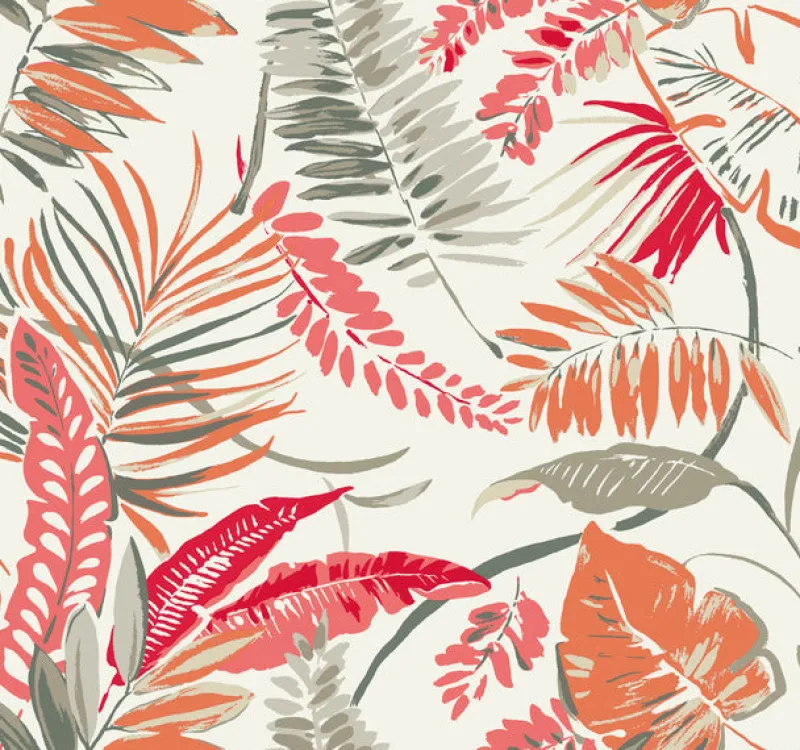 York TC2627 Coral Beige Tropical Toss Wallpaper> Architectural