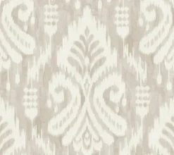 York TC2642 Taupe Hawthorne Ikat Wallpaper Online