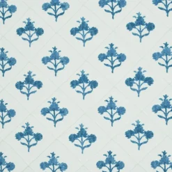 PKaufmann_inc/PK Trois Fleurs Indigo P Kaufmann Fabric Sale