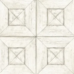 Brewster Verity Off-White Wood Wallpaper Best