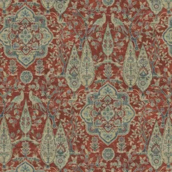 PKaufmann_inc/PKL Wanderer Indienne P/K Lifestyles Fabric> Damask, Trellis & Geometrics