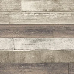 Brewster/ASP Weathered Plank Rust Wood Texture Wallpaper> Damask, Trellis & Geometrics