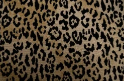 Vision Wild Thing Coin Leopard Spot Cut Velvet Abbey Shea Fabric Hot