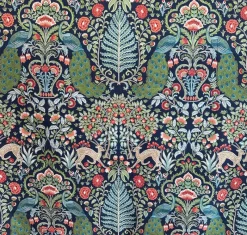 Stock/Covington Winthrop Sapphire Peacock Floral Damask Covington Fabric> Kids