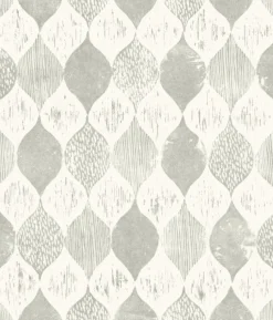 York Woodblock Print Garden Trowel (Grey) Magnolia Home Vol. II Wallpaper> Florals