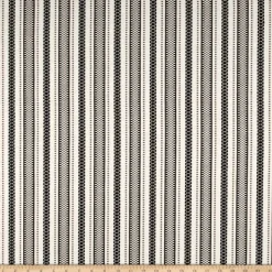Laura Kiran Zagreb Stripe Black Fabric New