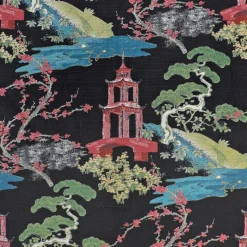 Regal Zen Black Fabric> Florals