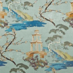 Regal Zen Seaspray Fabric> Florals