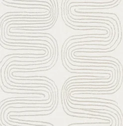 Brewster/ASP Zephyr Grey Abstract Stripe Wallpaper> Damask, Trellis & Geometrics