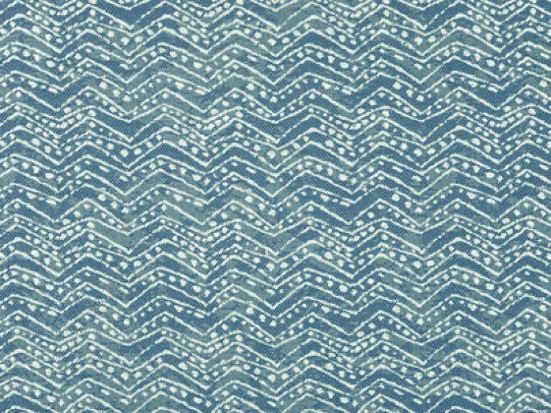 Covington Ziggy Batik Blue Fabric> Outdoor